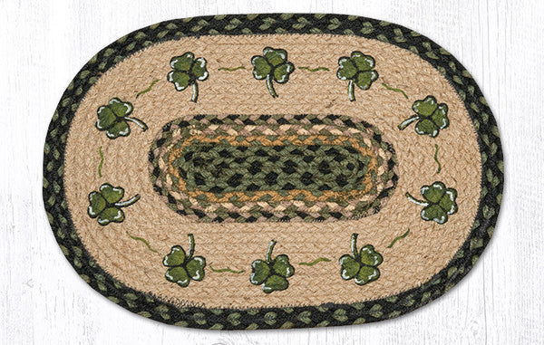 PM-OP-116 Shamrock Oval Placemat 13"x19"