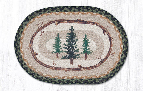 PM-OP-116 Tall Timbers Oval Placemat 13"x19"
