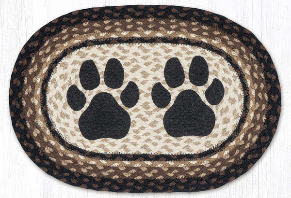 PM-OP-313 Dog Paw Oval Placemat 13"x19"