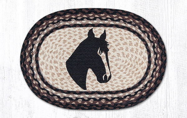PM-OP-313 Horse Portrait Oval Placemat 13"x19"