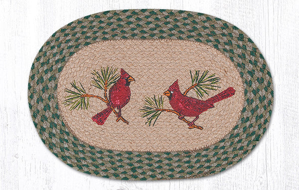 PM-OP-365 Cardinals Oval Placemat 13"x19"