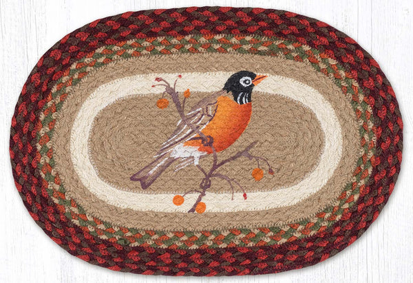 PM-OP-417 Robin Oval Placemat 13"x19"