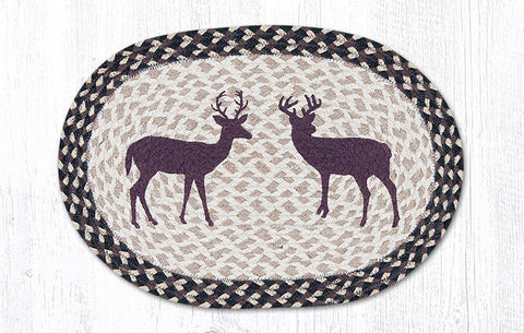 PM-OP-518 Bucks Oval Placemat 13"x19"