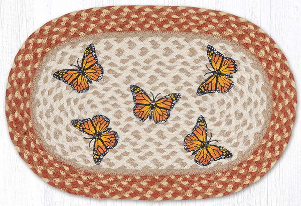PM-OP-915 Monarch Oval Placemat 13"x19"
