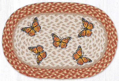 PM-OP-915 Monarch Oval Placemat 13"x19"