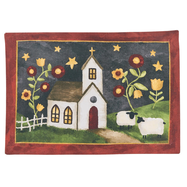Chapel On The Hill Placemats – Set of 4