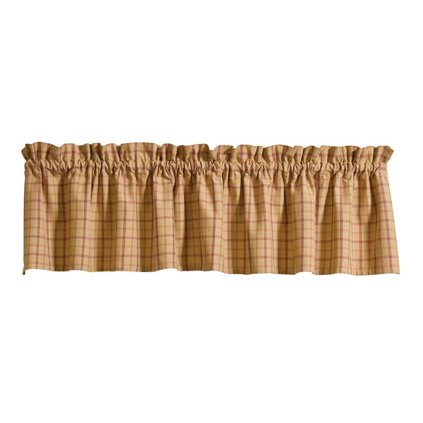 Persimmon Window Valance 72" x 14" | Primitive Country Valance