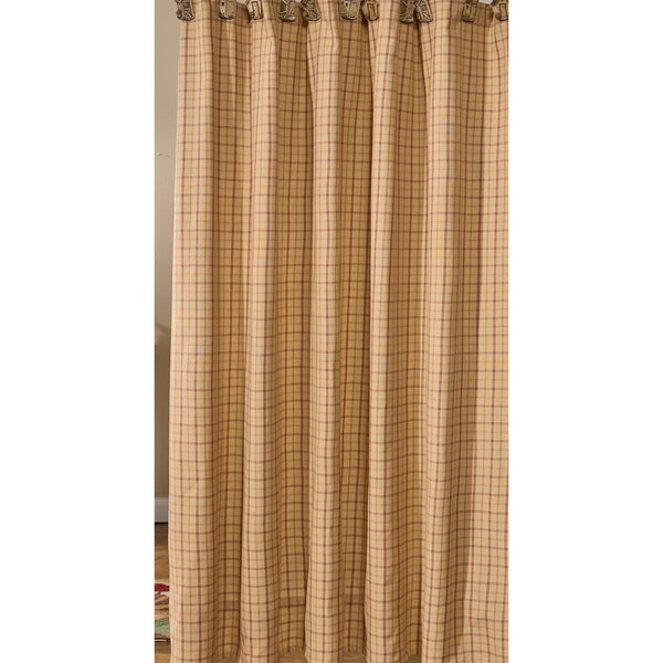 Persimmon Shower Curtain 72" x 72" | Primitive Country Bathroom Curtain