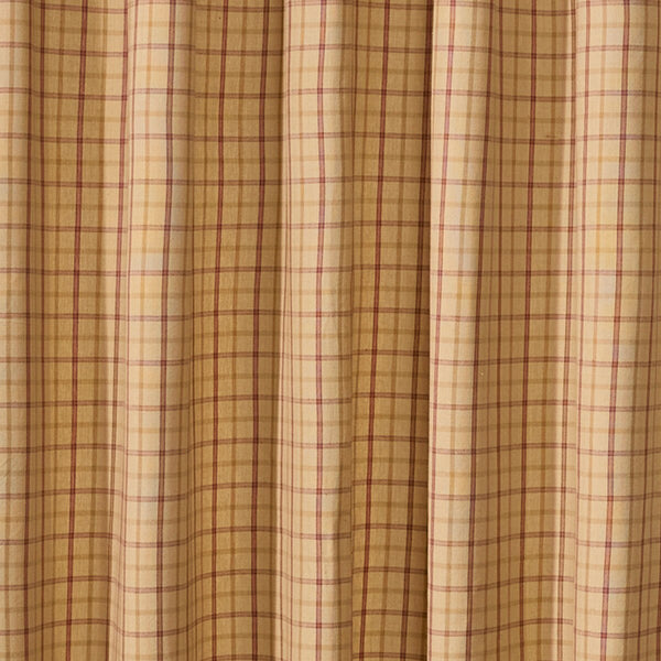 Persimmon Shower Curtain 72" x 72" | Primitive Country Bathroom Curtain