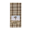 primitive windmill plaid decorative dishtowel farmhouse kitchen towel