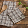 PLAINS PLAID DISHCLOTH 13" X 13" (set of 4)