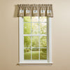 PLAINS PLAID LINED PATCH VALANCE 60"X14"