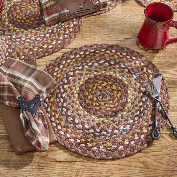 Cooper Braided Placemats – Set of 4 – Primitive Jute Table Accent