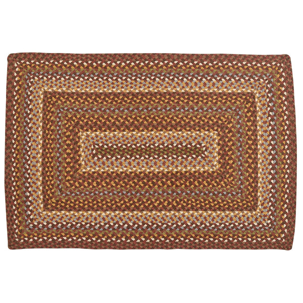Cooper Braided Rectangle Rug 48x72 | Primitive Farmhouse Rug