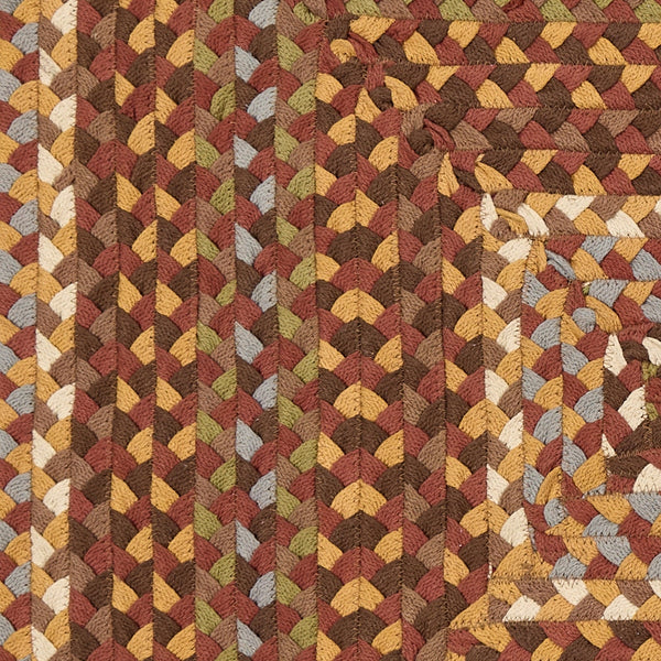 Cooper Braided Rectangle Rug 48x72 | Primitive Farmhouse Rug