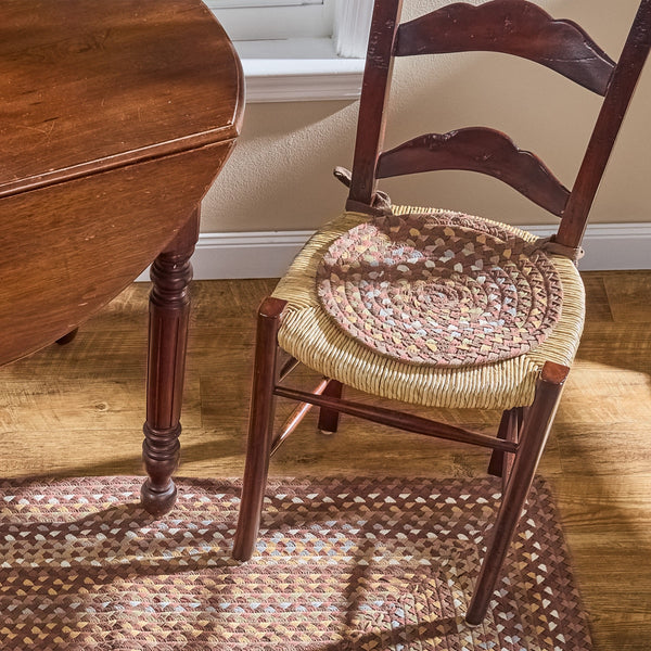 Cooper Braided Chair Pad – Primitive Jute Chair Pad