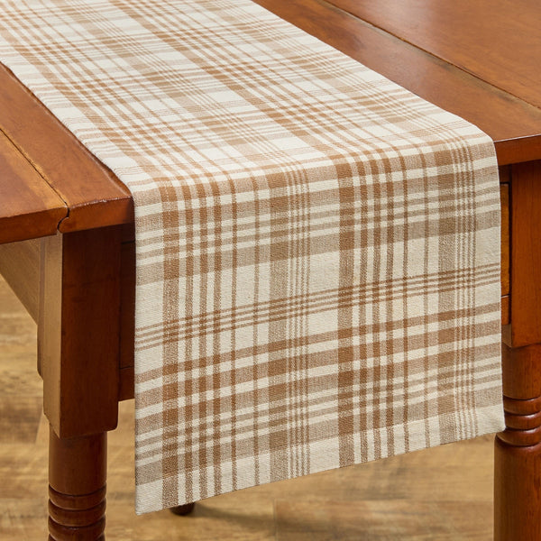 Currant Tan Plaid Table Runner 36" – Primitive Farmhouse Decor