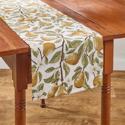 GOLDEN PEAR TABLE RUNNER 13" X 54"