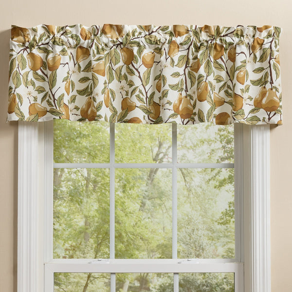 GOLDEN PEAR VALANCE 60" X 14"