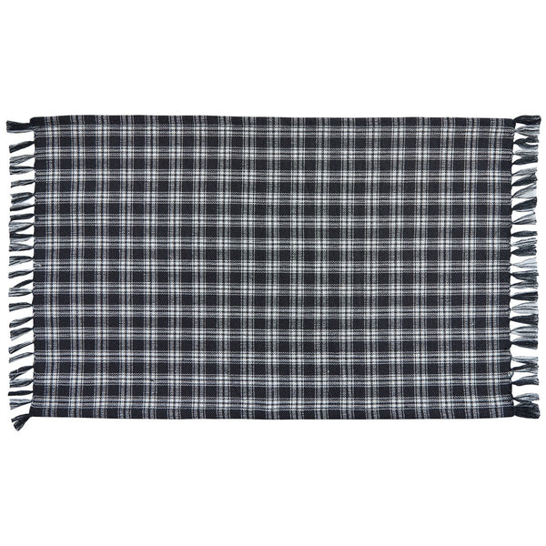 STAFFORD PLACEMAT - BLACK/CREAM (set of 4)