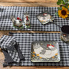 STAFFORD PLACEMAT - BLACK/CREAM (set of 4)