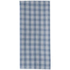 dusk blue plaid dishtowel set of 2 primitive farmhouse kitchen towel