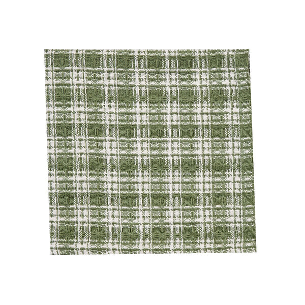 stafford ivy green plaid dishcloth set of 4 primitive farmhouse kitchen cloth
