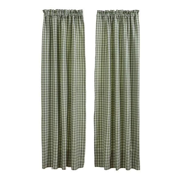 Stafford Panel 63" L - Ivy Green Set of 2 Curtain Panels | 72"W x 63"L