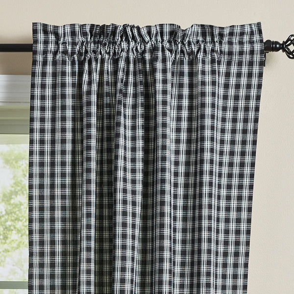 STAFFORD PANELS 72" X 63" PR. - BLACK/CREAM