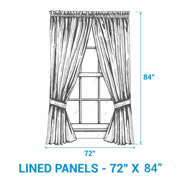 Stafford Lined Panel 84" L - Ivy Green Plaid