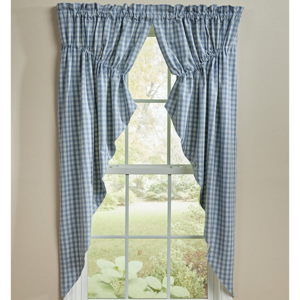STAFFORD LINED GATHERED SWAG 72" X 63" DUSK