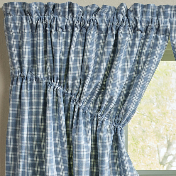 STAFFORD LINED GATHERED SWAG 72" X 63" DUSK