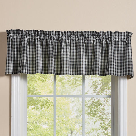 Stafford Valance 72" x 14" - Black and Cream