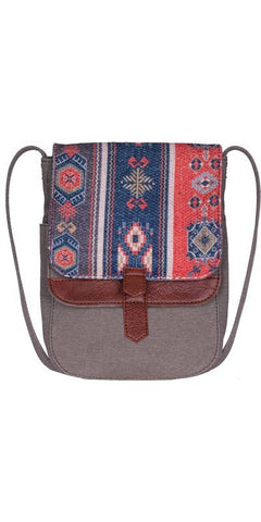 PRESLEY UP-CYCLED CANVAS CROSSBODY, BEIGE