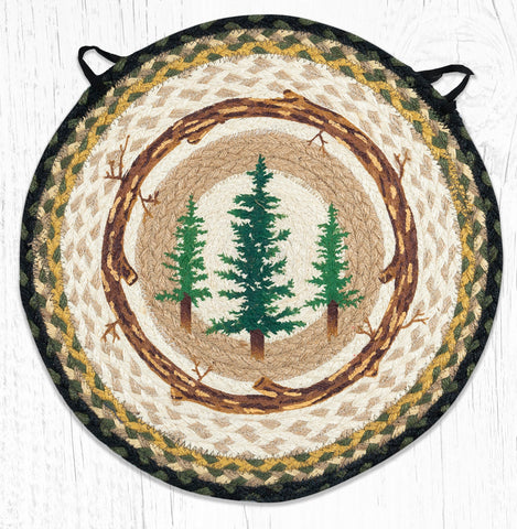 CH-116 Tall Timbers Round Chair Pad 15.5"x15.5"