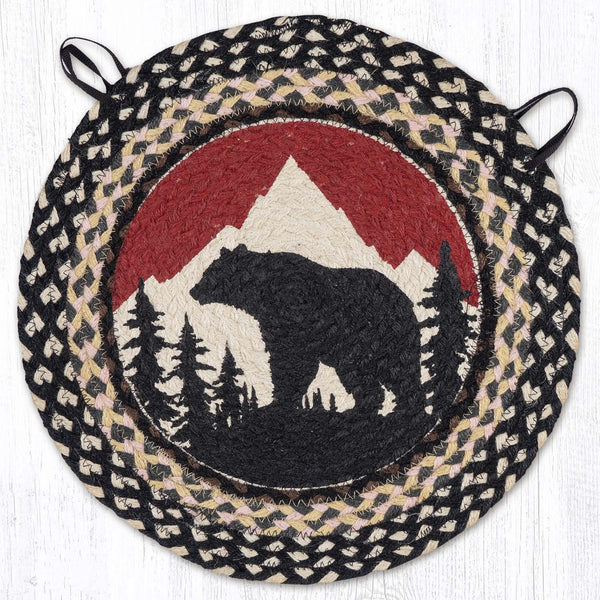 CH-430 Bear Mountain Round Chair Pad 15.5"x15.5"