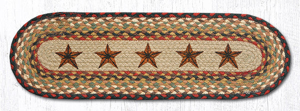 ST-OP-19 Barn Stars Oval Stair Tread 27"x8.25"
