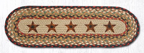 ST-OP-19 Barn Stars Oval Stair Tread 27"x8.25"