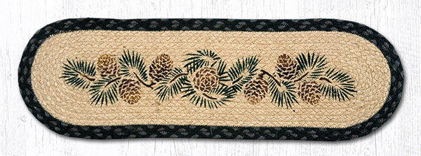 ST-025A Pinecone Oval Stair Tread 27"x8.25"