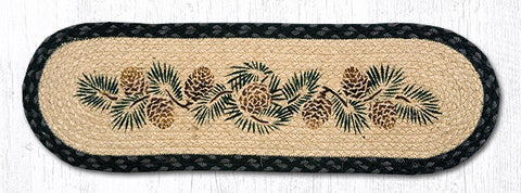 ST-025A Pinecone Oval Stair Tread 27"x8.25"