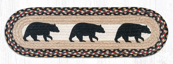ST-OP-43 American Bears Oval Stair Tread 27"x8.25"