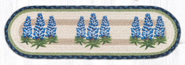 ST-OP-62 Bluebonnets Oval Stair Tread 27"x8.25"