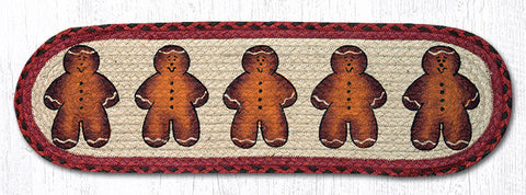 ST-OP-111 Gingerbread Men Oval Stair Tread 27"x8.25"