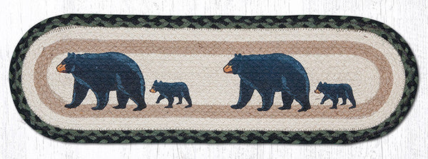 ST-OP-116 Mama & Baby Bear Oval Stair Tread 27"x8.25"