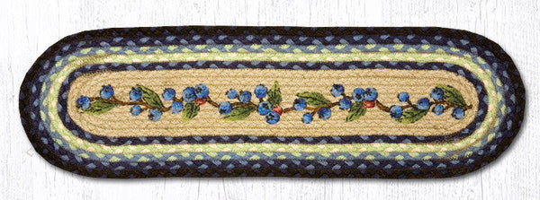 ST-OP-312 Blueberry Vine Oval Stair Tread 27"x8.25"