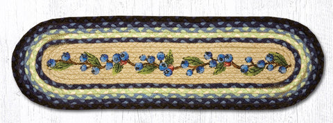 ST-OP-312 Blueberry Vine Oval Stair Tread 27"x8.25"
