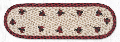 ST-OP-396 Ladybug Oval Stair Tread 27"x8.25"