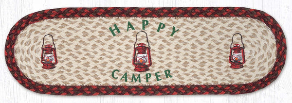 ST-OP-417 Happy Camper Oval Stair Tread 27"x8.25"