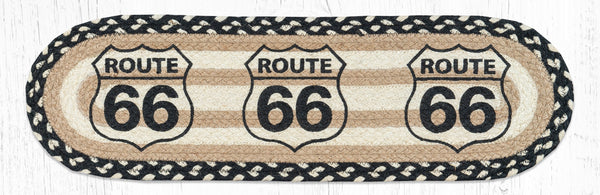 ST-OP-430 Route 66 Oval Stair Tread 27"x8.25"