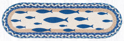 ST-OP-443 Fish Oval Stair Tread 27"x8.25"